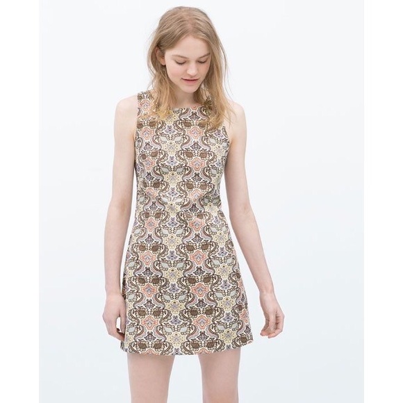 Zara Dresses & Skirts - Rare Zara Jacquard Dress